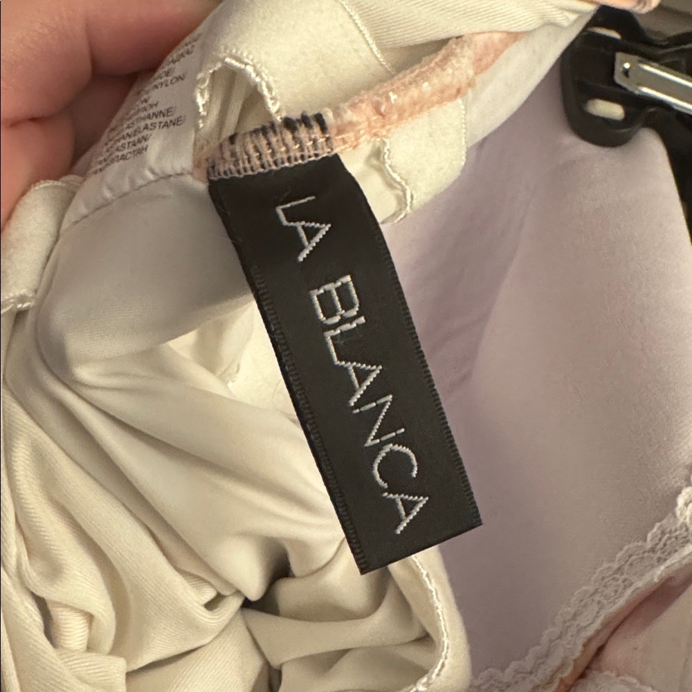 La Blanca Size 8 Strapless One-Piece NWOT Multi Colored Argyle Design - Picture 3 of 6